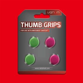 Venom Thumb Grips 4x for Switch green/pink (VS4917)
