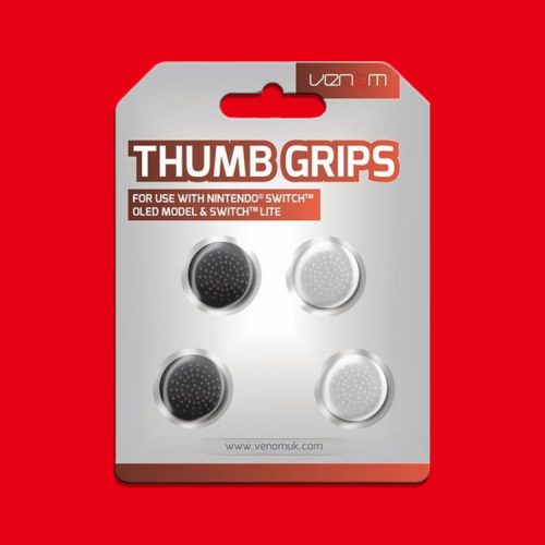 Venom VS4930 Thumb Grips (4x) Nintendo Switch-hez - fekete és fehér