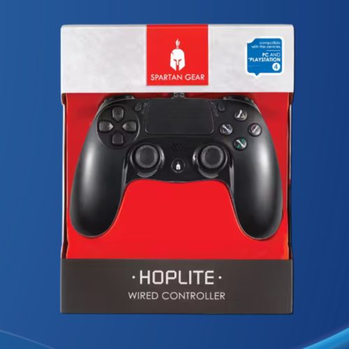Spartan Gear Hoplite vezetékes kontroller fekete PS4