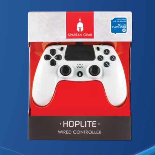Spartan Gear Hoplite vezetékes kontroller fehér PS4