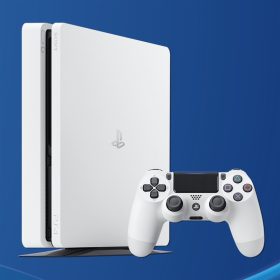 PlayStation 4 (PS4) Slim 500 GB fehér (használt)