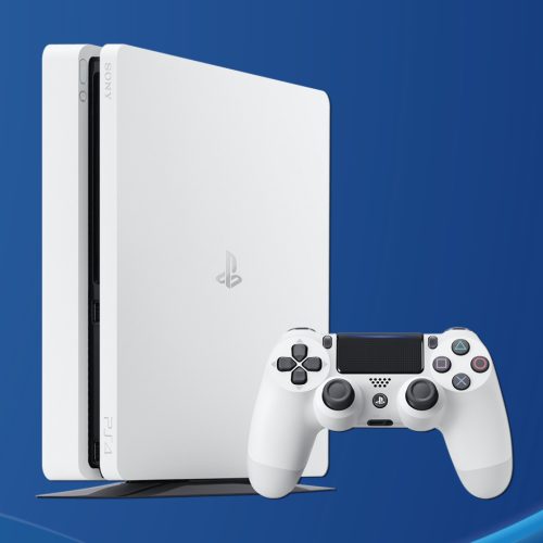 PlayStation 4 (PS4) Slim 500 GB fehér (használt)