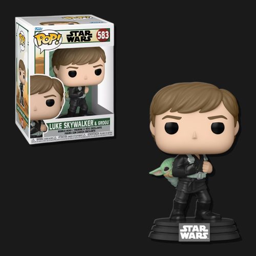 Funko POP! Star Wars: Book of Boba Fett - Luke Skywalker and Grogu (583)
