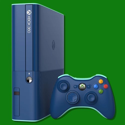Xbox 360 E 500GB Blue Special Edition (használt)