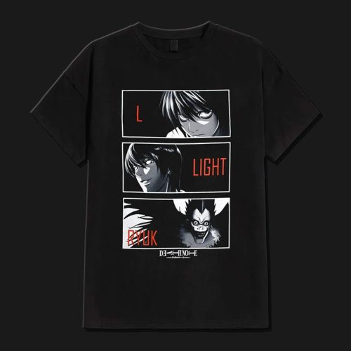 Death Note The Shinigami póló (fekete/L)