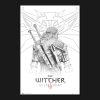 The Witcher Geralt Sketch poszter (61 cm x 91,50 cm) 