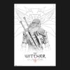 The Witcher Geralt Sketch poszter (61 cm x 91,50 cm) 