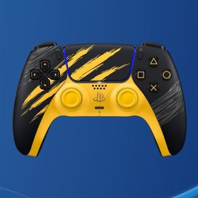   PlayStation 5 DualSense Marvel’s Wolverine Battle Yellow Limited Edition nélküli kontroller