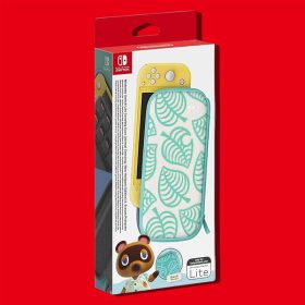   Nintendo Switch Lite Carrying Case Animal Crossing Edition + kijelzővédő fólia (hordtáska - NSPL00) 