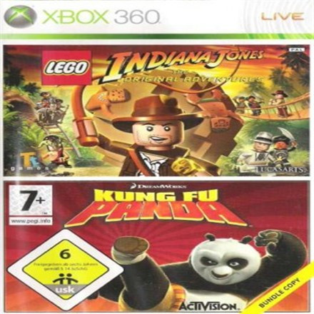 LEGO Indiana Jones The Original Adventures + Kung Fu Panda (használt)
