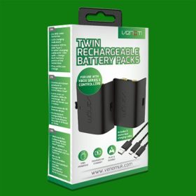   Venom Twin Rechargeable Battery Packs for Xbox Series black (VS2882)